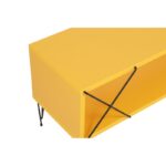 Έπιπλο tv Zano κίτρινο χρώμα μελαμίνη 120x30x40cm ed5432 - Image 4