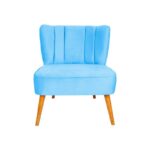 Πολυθρόνα Moon River τιρκουάζ 64x65x75cm ed5451 - Image 5