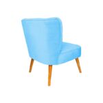 Πολυθρόνα Moon River τιρκουάζ 64x65x75cm ed5451 - Image 3