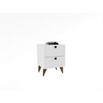 Κομοδίνο Quanto λευκό 40x42x55cm μελαμίνη ed5478 - Image 4