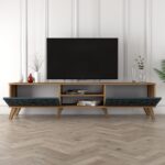 Έπιπλο τηλεόρασης Class καρυδί Chalcedony 180x35x44cm ed548 - Image 4