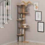 Βιβλιοθήκη Feza δρυς μελαμίνη 45x31 8x162 3εκ ed5539