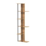 Βιβλιοθήκη Feza δρυς μελαμίνη 45x31 8x162 3εκ ed5539 - Image 3