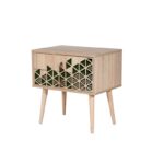 Κομοδίνο Two μελαμίνη 60x40x61cm ed5540 - Image 4