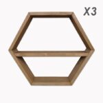 Ραφιέρα Raf καρυδί ξύλο 40x10x37εκ ed5653 - Image 5