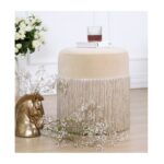 Σκαμπώ Mercurio κρεμ 40x45cm ed5670 - Image 4