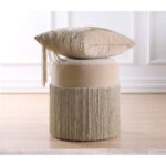 Σκαμπώ Mercurio κρεμ 40x45cm ed5670 - Image 3