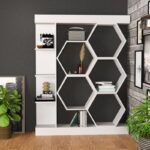 Βιβλιοθήκη Sueno άσπρο μελαμίνη 140x29 6x177 4εκ ed5712