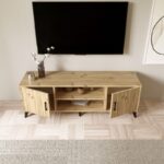 Έπιπλο τηλεόρασης Donna oak 150x40x55cm ed5734 - Image 4