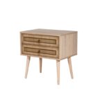 Κομοδίνο Two μελαμίνη 60x40x61cm ed5771 - Image 4