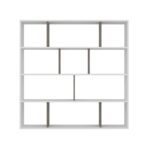 Βιβλιοθήκη Hodbi άσπρο βένγκε μελαμίνη 145 2x25x145εκ ed5836 - Image 3