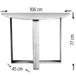 Τραπεζαρία Middle δρυς μελαμίνη 106x45x77εκ ed5904 - Image 2