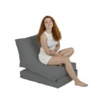 Πουφ Siesta Sofa Bed αδιάβροχο ύφασμα fume 40x55cm ed590 - Image 4
