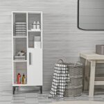 Ντουλάπι μπάνιου Leni άσπρη μελαμίνη 50x29 6x138 6cm ed5910