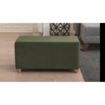 Σκαμπό Lotus πράσινο ξύλινα πόδια 80x40x40εκ ed5912 - Image 3