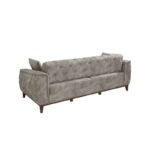 Καναπές τριθέσιος Marta γκρι ύφασμα 225x94x85cm ed5922 - Image 5