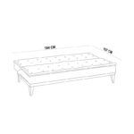 Σετ καναπέ Fuoco γκρι 184x80x80εκ ed5933 - Image 4