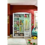 Ντουλάπα Baby Doors άσπρο μελαμίνη 133x54x201εκ ed5975 - Image 5