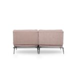 Καναπές κρεβάτι τριθέσιος Martin Mink 180x65x45cm ed5982 - Image 5