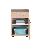 Κομοδίνο Sesami sonoma μελαμίνη 40x39x57cm ed6006 - Image 3