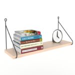 Ράφι τοίχου Armoni Birch μελαμίνη 72x20x20cm ed6015 - Image 3