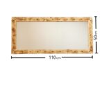 Καθρέφτης Noce 110x50cm ξύλινος ed6079 - Image 2