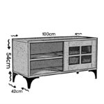 ΄΄Έπιπλο τηλεόρασης Revival oak 150x42x54cm μελαμίνη ed6103 - Image 2