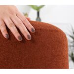 Σκαμπώ Zeone κεραμιδί 43x42cm ed6125 - Image 3