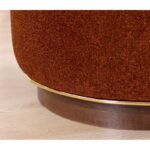 Σκαμπώ Zeone κεραμιδί 43x42cm ed6125 - Image 2