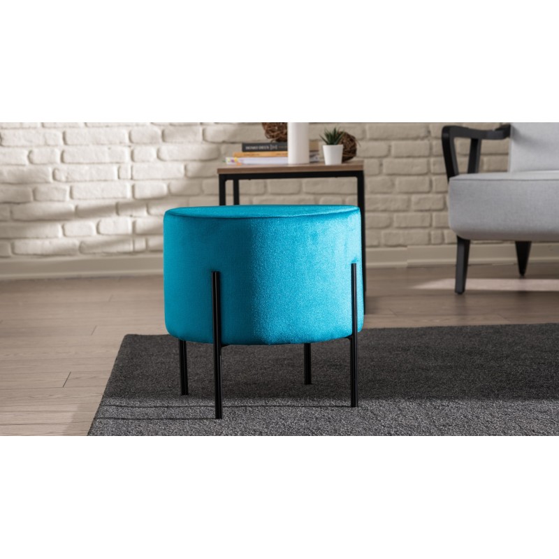 6136_0-800x800 Σκαμπό Flow μπλε μεταλλικά πόδια 40x40x40εκ ed6136 - Image 1