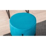 Σκαμπό Flow μπλε μεταλλικά πόδια 40x40x40εκ ed6136 - Image 3