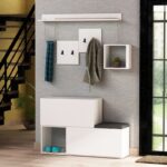 Έπιπλο εισόδου Holdon άσπρο μελαμίνη 120x40x78εκ ed614