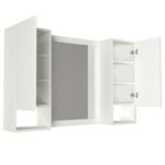 Ντουλάπι μπάνιου Antuan άσπρο μελαμίνη 119x21 3x75 6εκ ed6287 - Image 3