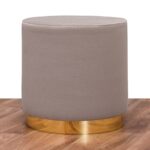 Σκαμπό Barok κρεμ 40x40x40εκ ed6307