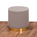 Σκαμπό Barok κρεμ 40x40x40εκ ed6307 - Image 3