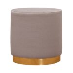 Σκαμπό Barok κρεμ 40x40x40εκ ed6307 - Image 2