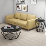 Βοηθητικό τραπέζι Sofya μαύρη Marble μελαμίνη 46x57cm ed6354 - Image 5