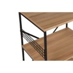 Ραφίερα Anemoni Black Pine μαυρο μεταλλο μελαμίνη 60x45x124εκ ed635 - Image 5