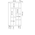 Βιβλιοθήκη Penta άσπρο μελαμίνη 60x29 6x138 6εκ ed6375 - Image 2