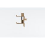 Ράφι τοίχου Bombe Sapphire Oak μελαμίνη 105x20x60cm ed6432 - Image 3