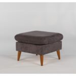 Σκαμπό Sofia ανθρακί ξύλινα πόδια 63x48x63εκ ed6453 - Image 4