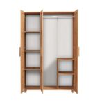 Ντουλάπα Sapere μελαμίνη 120x48x189cm Atlantic Pine ed6482 - Image 3