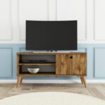 Έπιπλο τηλεόρασης Ever καρυδί 90x29 5x44 6cm ed6501 - Image 5