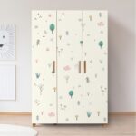 Ντουλάπα Sapere μελαμίνη 120x48x189cm atlantic pine άσπρο ed6516