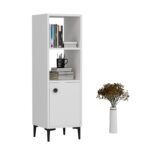 Ντουλάπι μπάνιου Alone άσπρο 38 6x35x115cm ed6528 - Image 4