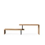 Έπιπλο τηλεόρασης Ovit pine μαύρο 120x30x45cm μελαμίνη ed659 - Image 3