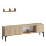 Έπιπλο τηλεόρασης Vesta 150x47x35cm μελαμίνη ed6656 - Image 3