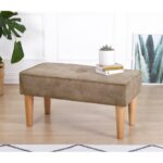 Σκαμπώ Square καφέ 80x41x40cm ed6750 - Image 2