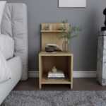 Κομοδίνο Vuoto Oak χρώμα μελαμίνη 35 6x37 4x72cm ed6777