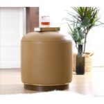 Σκαμπώ Milotte μπεζ 43x42cm ed6783 - Image 5